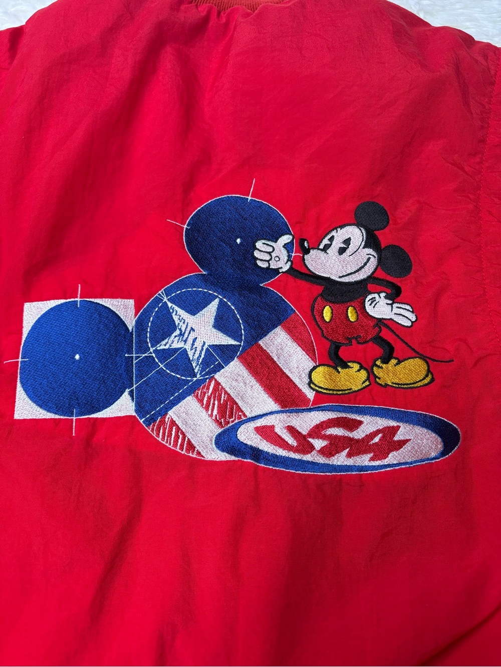 Vintage Disney Mickey Mouse USA bomber jacket, unisex size small - Picture 12 of 15